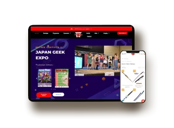 Japan geek expo creation site internet responsive