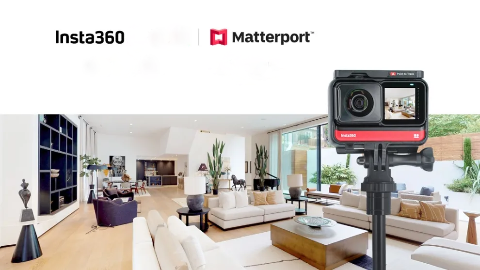 Caméra Insta 360 Matterport 2 - L'outil essentiel pour capturer des images immersives à 360° pour les visites virtuelles
