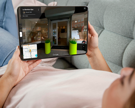 Bambou spa, visite virtuelle immersive boost digitital 360°